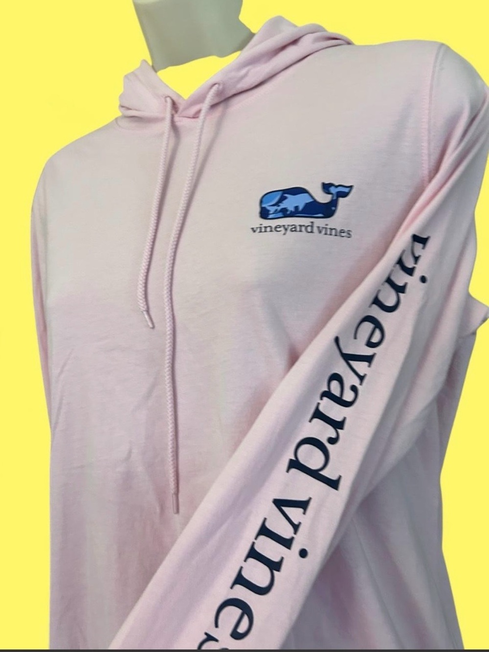 Vineyard Vines Pink Logo Hoodie Pajama Top